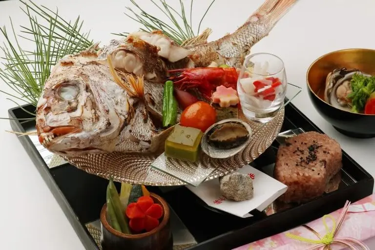 お食い初めダミエプレートの画像