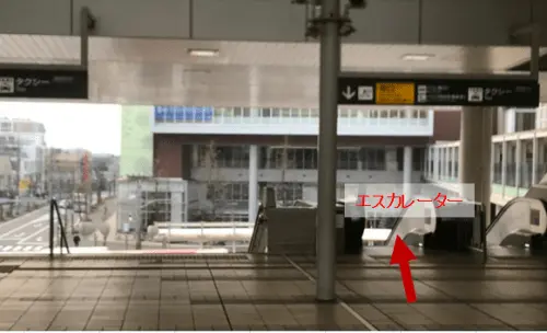 タクシー乗り場への道順説明画像3