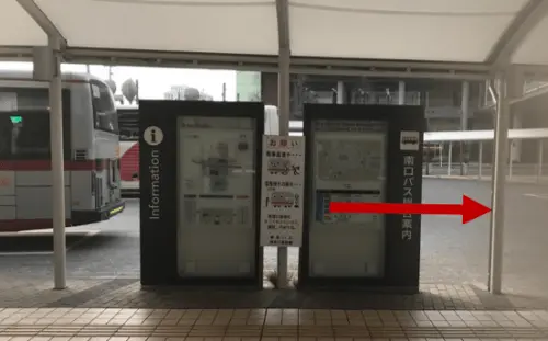 タクシー乗り場への道順説明画像4